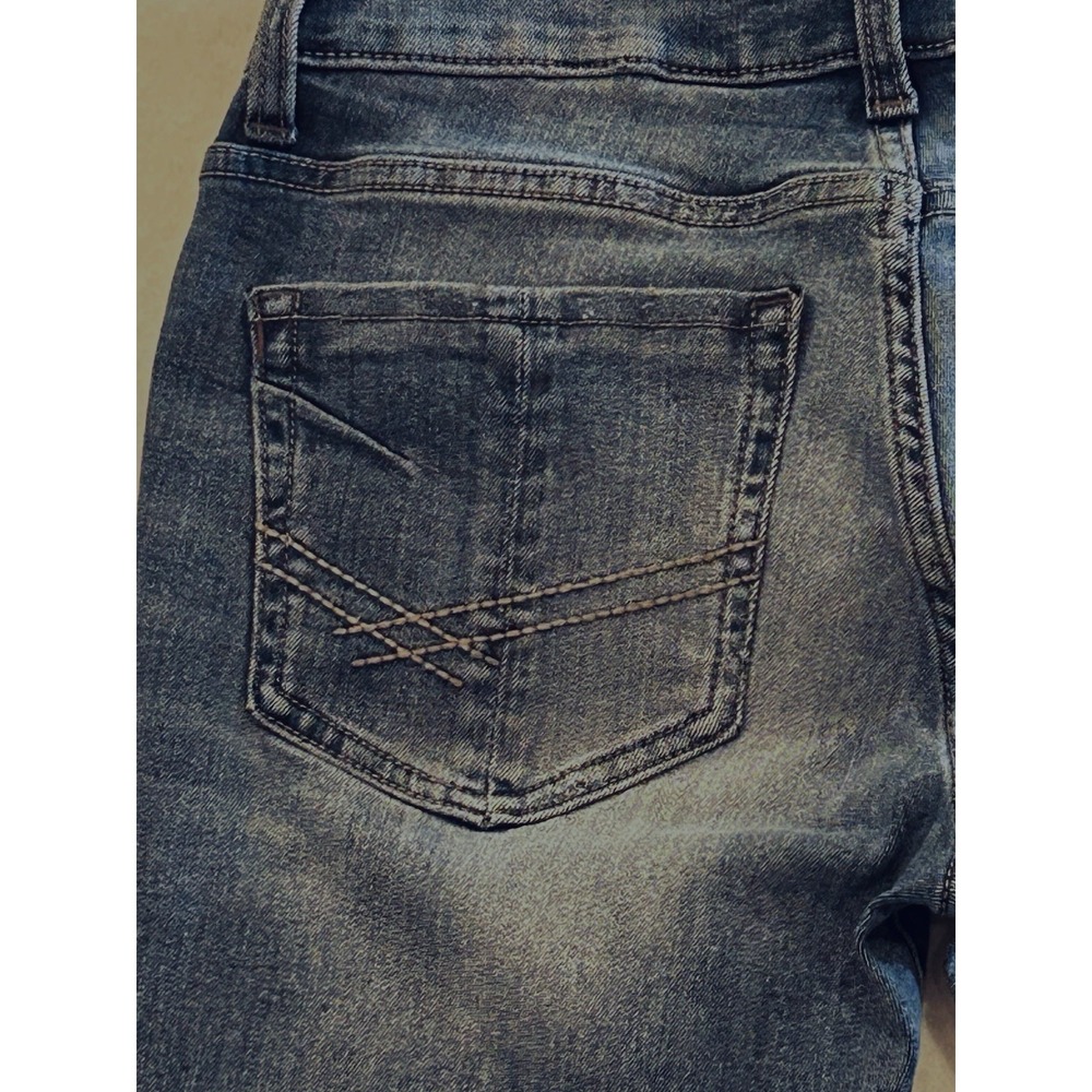 BKE Stella Skinny Jeans Womens 28x28.5 Medium Wash Distressed Denim - Picture 6 of 9